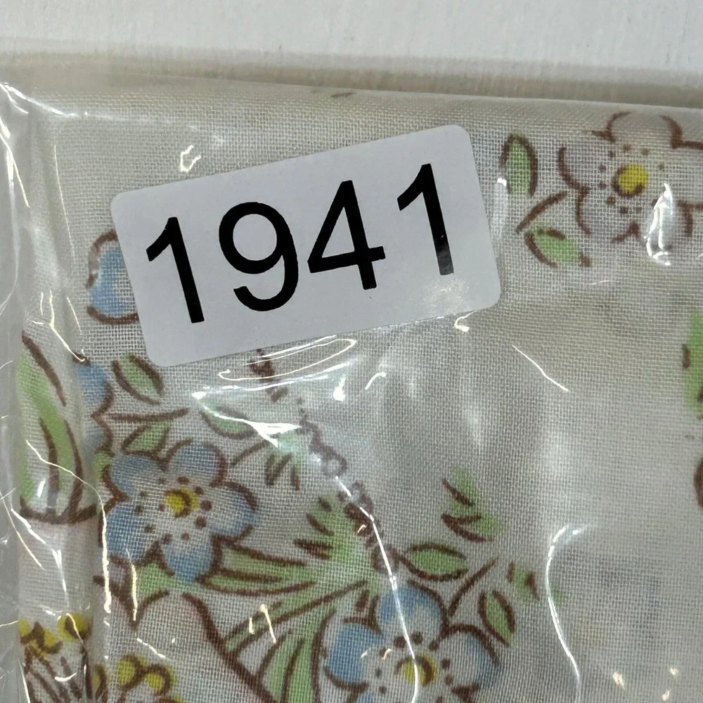 Vintage 1983 Cabbage Patch Kids Pequot Twin Fitted Sheet Floral Garden Butterfly